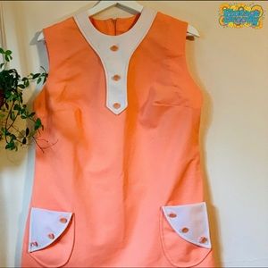 1960’s Peach Tunic Top
